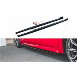 Maxton - Rajouts Des Bas De Caisse Toyota Corolla XII Hatchback Noir Brillant