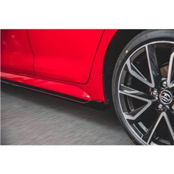 Maxton - Rajouts Des Bas De Caisse Toyota Corolla XII Hatchback Noir Brillant