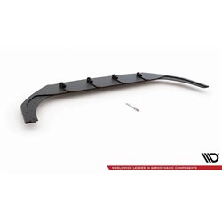 Maxton - Street Pro Lame Du Pare-Chocs Avant Volkswagen Golf GTI / GTE / GTD / R-Line Mk8 Noir-Rouge