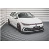 Maxton - Street Pro Lame Du Pare-Chocs Avant Volkswagen Golf GTI / GTE / GTD / R-Line Mk8 Noir + Rabats Brillant