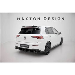Maxton - Street Pro Central Diffuseur Arriere V.1 Volkswagen Golf GTI Mk8 Rouge