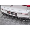 Maxton - Street Pro Central Diffuseur Arriere V.1 Volkswagen Golf GTI Mk8 Rouge