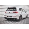 Maxton - Street Pro Central Diffuseur Arriere V.1 Volkswagen Golf GTI Mk8 Rouge