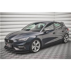 Maxton - Street Pro Lame Du Pare-Chocs Avant Seat Leon FR Mk4 Noir
