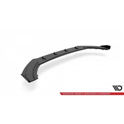 Maxton - Street Pro Lame Du Pare-Chocs Avant Seat Leon FR Mk4 Noir + Rabats Brillant 