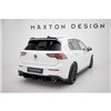 Maxton - Street Pro Central Diffuseur Arriere V.2 Volkswagen Golf GTI Mk8 Noir