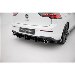 Maxton - Street Pro Central Diffuseur Arriere V.2 Volkswagen Golf GTI Mk8 Noir