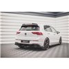 Maxton - Street Pro Central Diffuseur Arriere V.2 Volkswagen Golf GTI Mk8 Noir