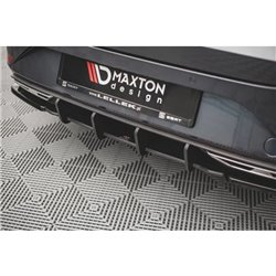 Maxton - Street Pro Central Diffuseur Arriere Seat Leon FR ST Mk4 Rouge