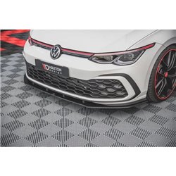 Maxton - Street Pro Lame Du Pare-Chocs Avant Volkswagen Golf GTI / GTE / GTD / R-Line Mk8 Noir