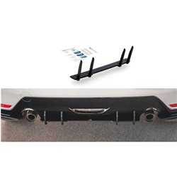 Maxton - Sport Durabilité Central Diffuseur Arriere Toyota GR Yaris Mk4 Noir-Rouge