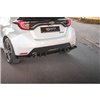 Maxton - Sport Durabilité Central Diffuseur Arriere Toyota GR Yaris Mk4 Noir-Rouge