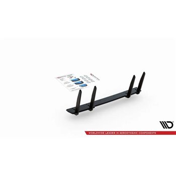 Maxton - Sport Durabilité Central Diffuseur Arriere Toyota GR Yaris Mk4 Noir-Rouge