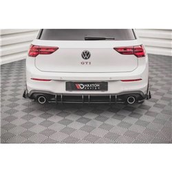 Maxton - Street Pro Central Diffuseur Arriere V.2 Volkswagen Golf GTI Mk8 Rouge