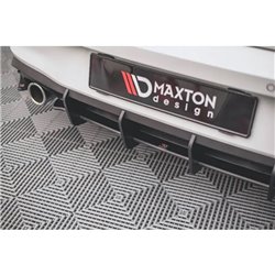 Maxton - Street Pro Central Diffuseur Arriere V.1 Volkswagen Golf GTI Mk8 Noir-Rouge