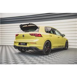 Maxton - Street Pro Central Diffuseur Arriere V.1 Volkswagen Golf GTI Clubsport Mk8 Rouge