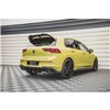 Maxton - Street Pro Central Diffuseur Arriere V.1 Volkswagen Golf GTI Clubsport Mk8 Rouge