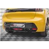 Maxton - Street Pro Central Diffuseur Arriere Peugeot 208 Mk2 Rouge