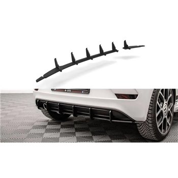 Maxton - Street Pro Central Diffuseur Arriere Volkswagen Up GTI Rouge