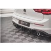 Maxton - Street Pro Central Diffuseur Arriere V.2 Volkswagen Golf GTI Mk8 Noir-Rouge