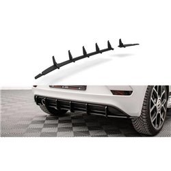Maxton - Street Pro Central Diffuseur Arriere Volkswagen Up GTI Noir-Rouge