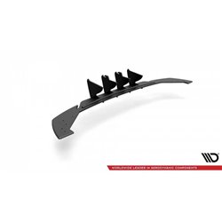 Maxton - Street Pro Central Diffuseur Arriere Seat Leon FR Hatchback Mk4 Rouge