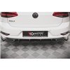Maxton - Street Pro Central Diffuseur Arriere Volkswagen Golf R-Line Mk 7 Facelift Rouge