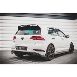 Maxton - Street Pro Central Diffuseur Arriere Volkswagen Golf R-Line Mk 7 Facelift Rouge