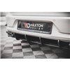 Maxton - Street Pro Central Diffuseur Arriere Volkswagen Golf R-Line Mk 7 Facelift Noir-Rouge