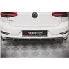 Maxton - Street Pro Central Diffuseur Arriere Volkswagen Golf R-Line Mk 7 Facelift Noir