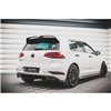 Maxton - Street Pro Central Diffuseur Arriere Volkswagen Golf R-Line Mk 7 Facelift Noir
