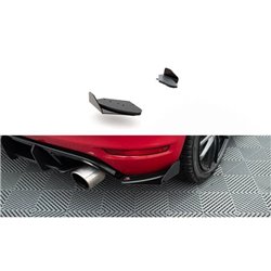 Maxton - Street Pro Lame Du Pare Chocs Arriere Volkswagen Golf GTI Mk6 Noir + Rabats Brillant