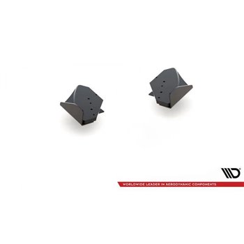 Maxton - Street Pro Lame Du Pare Chocs Arriere Volkswagen Golf GTI Mk6 Noir + Rabats Brillant 