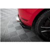 Maxton - Street Pro Lame Du Pare Chocs Arriere Volkswagen Golf GTI Mk6 Noir-Rouge + Rabats Brillant