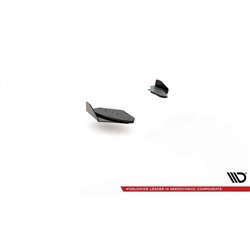 Maxton - Street Pro Lame Du Pare Chocs Arriere Volkswagen Golf GTI Mk6 Noir-Rouge + Rabats Brillant