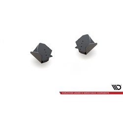 Maxton - Street Pro Lame Du Pare Chocs Arriere Volkswagen Golf GTI Mk6 Noir-Rouge + Rabats Brillant