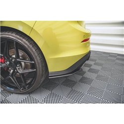 Maxton - Street Pro Lame Du Pare Chocs Arriere Volkswagen Golf GTI Clubsport Mk8 Facelift Noir-Rouge