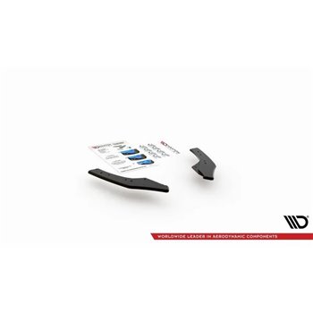 Maxton - Street Pro Lame Du Pare Chocs Arriere Volkswagen Golf GTI Clubsport Mk8 Facelift Noir-Rouge