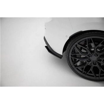 Maxton - Street Pro Lame Du Pare Chocs Arriere V.1 Volkswagen Golf GTI / GTE / R-Line Mk8 Noir