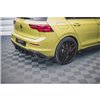 Maxton - Street Pro Lame Du Pare Chocs Arriere Volkswagen Golf GTI Clubsport Mk8 Facelift Noir + Rabats Brillant 