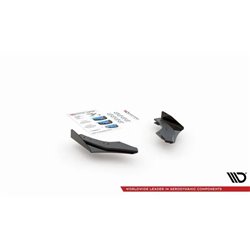 Maxton - Street Pro Lame Du Pare Chocs Arriere Volkswagen Golf GTI Clubsport Mk8 Facelift Noir + Rabats Brillant 