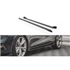 Maxton - Street Pro Rajouts Des Bas De Caisse Seat Leon FR Mk4 Noir-Rouge + Rabats Brillant