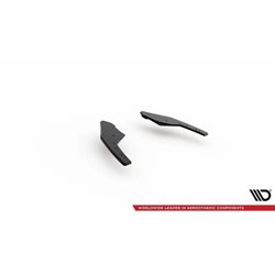Maxton - Street Pro Lame Du Pare Chocs Arriere V.1 Volkswagen Golf GTI / GTE / R-Line Mk8 Noir-Rouge