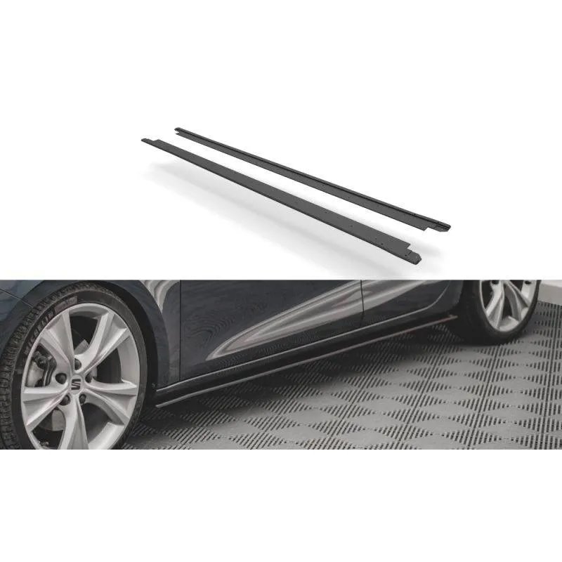 Maxton - Street Pro Rajouts Des Bas De Caisse Seat Leon FR Mk4 Noir