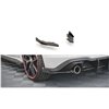 Maxton - Street Pro Lame Du Pare Chocs Arriere Volkswagen Golf GTI / GTE / R-Line Mk8 Noir + Rabats Brillant