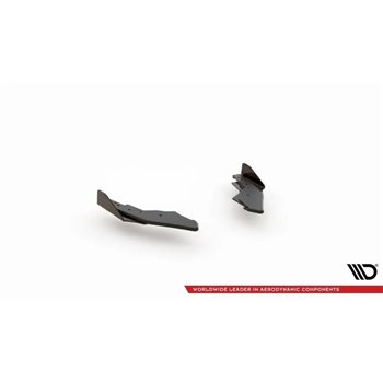 Maxton - Street Pro Lame Du Pare Chocs Arriere Volkswagen Golf GTI / GTE / R-Line Mk8 Noir + Rabats Brillant