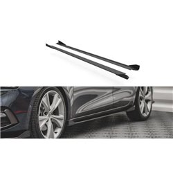 Maxton - Street Pro Rajouts Des Bas De Caisse Seat Leon FR Mk4 Noir + Rabats Brillant