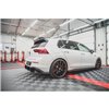 Maxton - Street Pro Rajouts Des Bas De Caisse Volkswagen Golf GTI Clubsport Mk8 Facelift Noir-Rouge