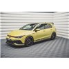 Maxton - Street Pro Rajouts Des Bas De Caisse Volkswagen Golf GTI Clubsport Mk8 Facelift Noir-Rouge