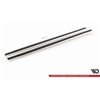 Maxton - Street Pro Rajouts Des Bas De Caisse Volkswagen Golf GTI Clubsport Mk8 Facelift Noir-Rouge
